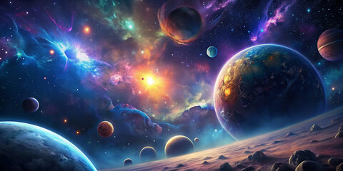 planet in space. earth, space, planet, globe, night, sun, world, astronomy, galaxy, universe, sky, light, blue, map, star, stars, atmosphere, cosmos, moon, sphere, global, solar, science, 3d, illustra