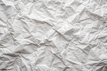 Obraz premium Aerial white creased paper texture background