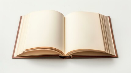 Fototapeta premium A sleek, blank book cover mockup with a clean, minimalist design, perfect for showcasing your unique concepts.