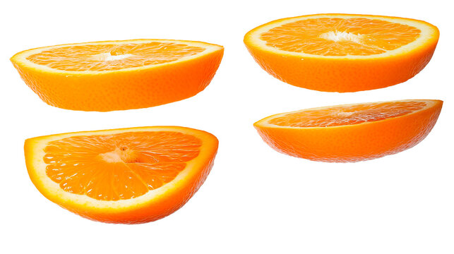 Orange slices, png format, transparent background - Powered by Adobe