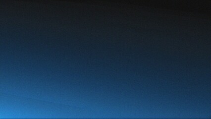 Blue grainy gradient background abstract glowing color wave black dark backdrop noise texture banner poster header design