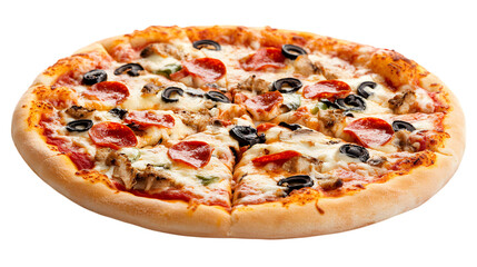 Pizza, isolated on white background