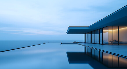 Fototapeta premium building in the sea