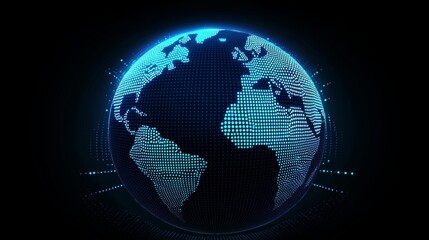 Naklejka premium earth in space