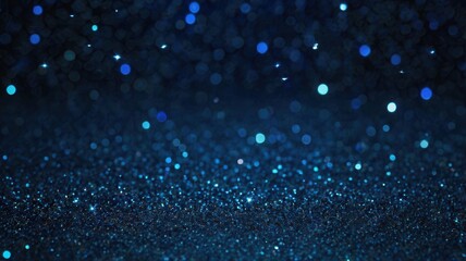 Fototapeta premium a beautiful navy blue glowy glitter background