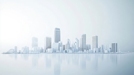 Fototapeta premium city in the sky