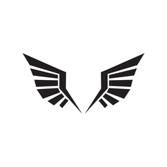 Wings Logo Bird Wings Vector Illustration Brand Design Template