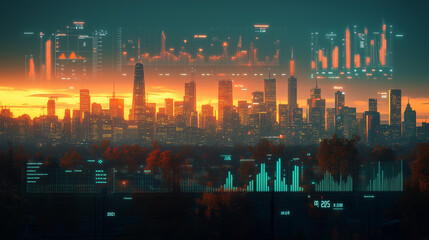 Cityscape of the Future: Digital Overlay 