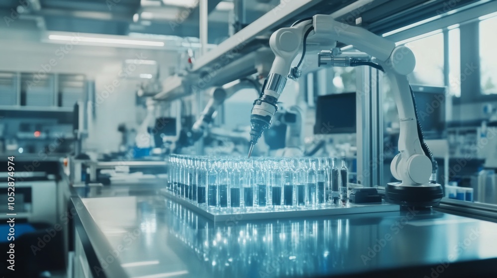 Poster advanced robotics in a modern laboratory setting