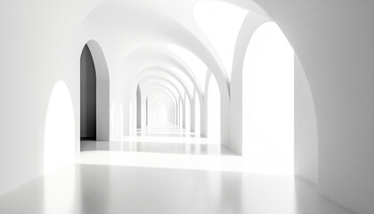 Obraz premium Minimalist and unique interior design in the house