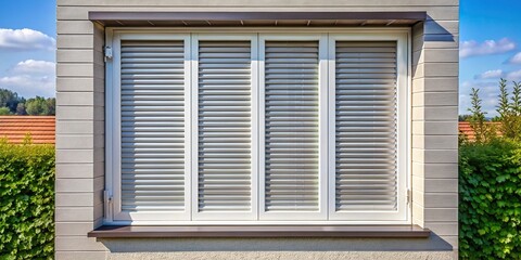 Plastic external window shutters for sun shade Panoramic