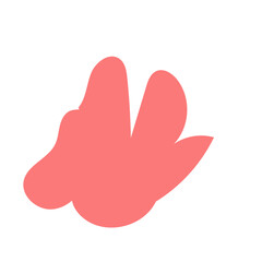 Obraz premium Red greeen abstract shapes vectors 