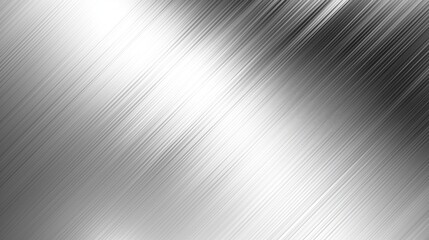 Metallic surface with intersecting sharp diagonal lines, high contrast. AI generated
