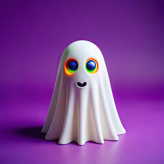 Obraz premium halloween ghost cartoon