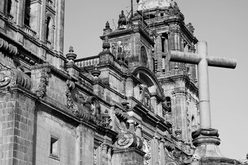 Naklejka premium detail of an building country