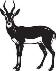 silhouette of a deer