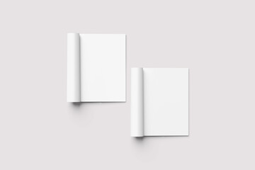 A4 MAGAZINE BROCHURE BLANK BAKGROUND