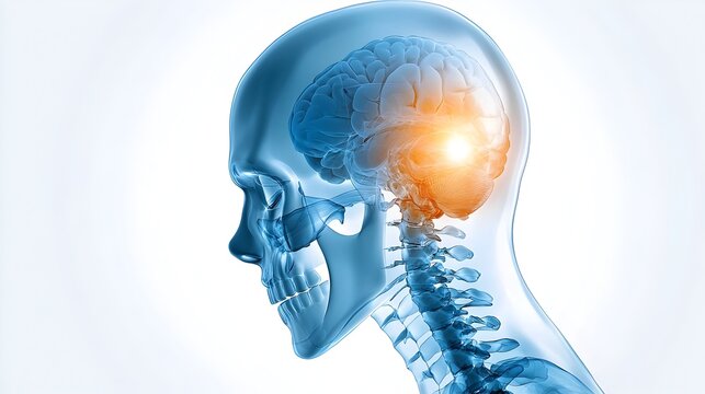 Detailed X Ray Showcasing the Detection of Bone Abnormalities or Irregularities in a Flat Design Style on a Clean White Background  Medical Diagnostic Healthcare Concept