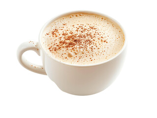 Obraz premium Clear Background Cup of Latte Isolated