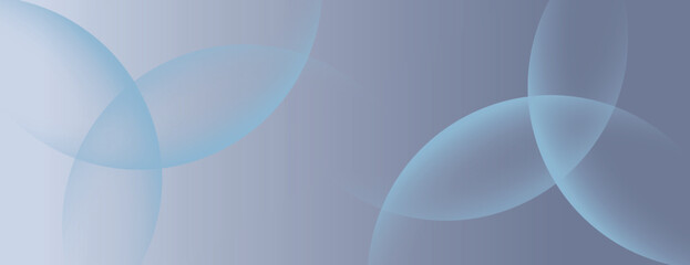 Abstract background with overlapping blue circles. The background is smooth and blue, creating a soft, modern look. Minimal abstract circles vector gradient background