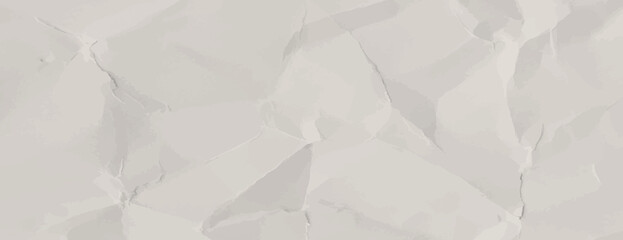Crumpled paper background with a textured, off-white background. The off-white color adds a subtle, artistic touch to the background. Minimal crumple paper texture vector background