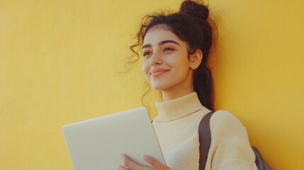Modern Female with Tablet