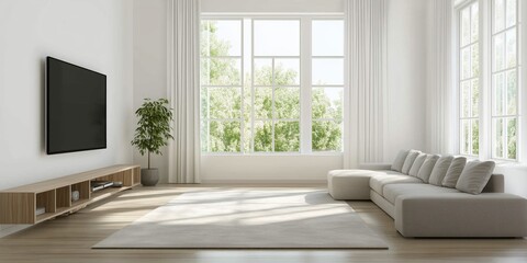 Fototapeta premium modern living room 