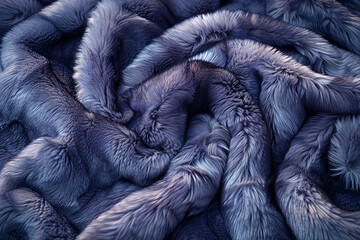 A lavish fur fabric view, displaying a unique vibe. (Generative AI)