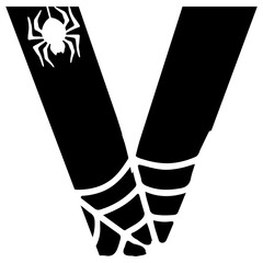 Halloween Alphabet Letter V