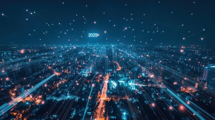 Fototapeta premium Cityscape 2025.