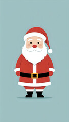 Minimalist Santa Claus