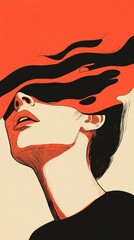 Illustrations visualize abstract emotions such as anxiety and loneliness.generated by AI