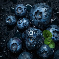 blueberries on the water