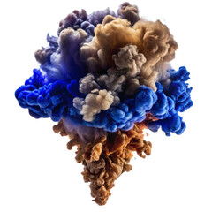 Obraz premium Cloud of smoke isolated on transparent background