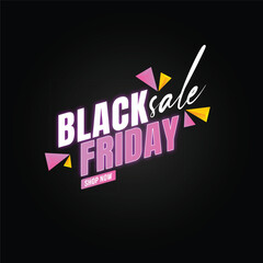 Black Friday Sale Vector Background