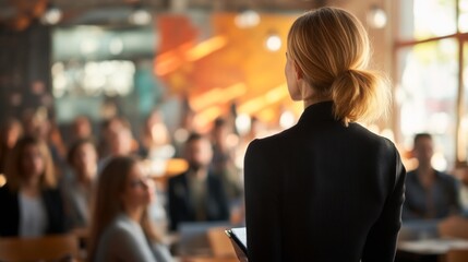 Engaging Speaker at Conference Event