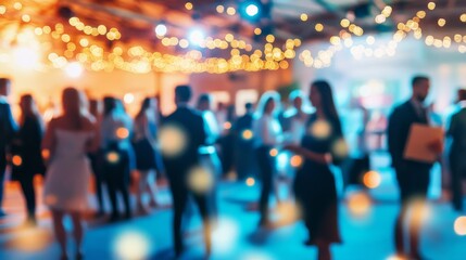 Elegant Evening Event with Warm Ambient Lights