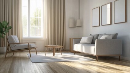Fototapeta premium modern living room 