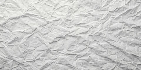 Obraz premium A Close-Up View of a Crumpled White Surface with Subtle Shading and Texture
