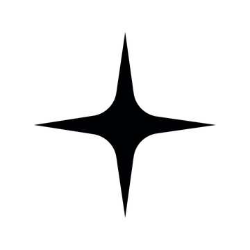 four pointed silhouette star
