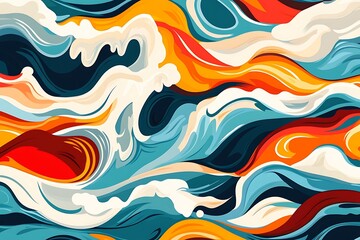 Abstract Wave Illustration