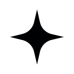four pointed star shape
