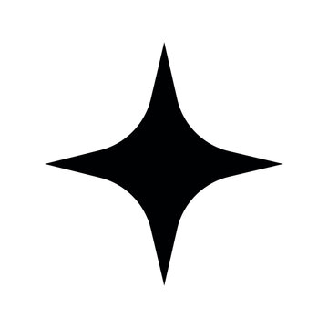 four pointed star shape