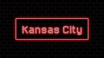 Kansas City のネオン文字