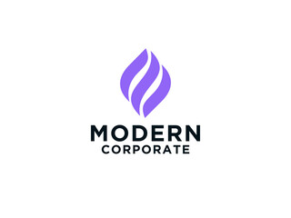 Obraz premium Abstract Letter E Logo. Flat Vector Logo Design