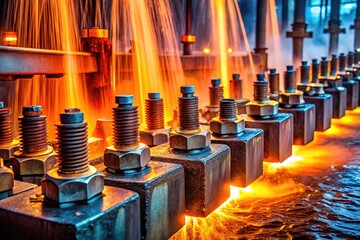 Industrial Water Quenching - Metal Fasteners Production