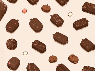 Fototapeta premium Chocolate Delights