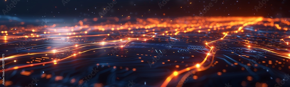 Poster Sprawling Industrial Network With Advanced Management Systems Controlling Resource and Energy Flow Between Interconnected Factories
