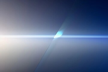 Stylish 3D rendering of a smooth transparent glass background with gradient transitions