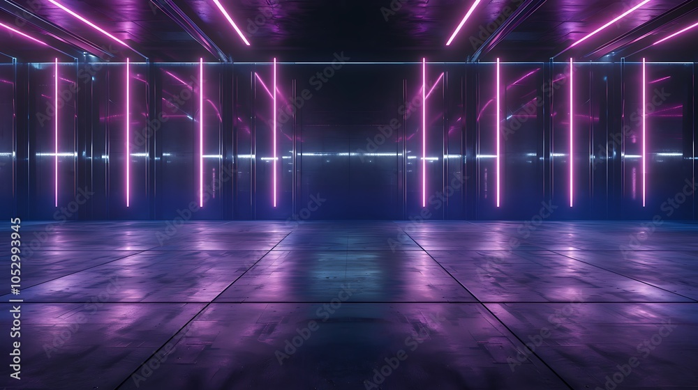 Aufkleber futuristic industrial facility where ai systems control robotic production lines and real-time data 